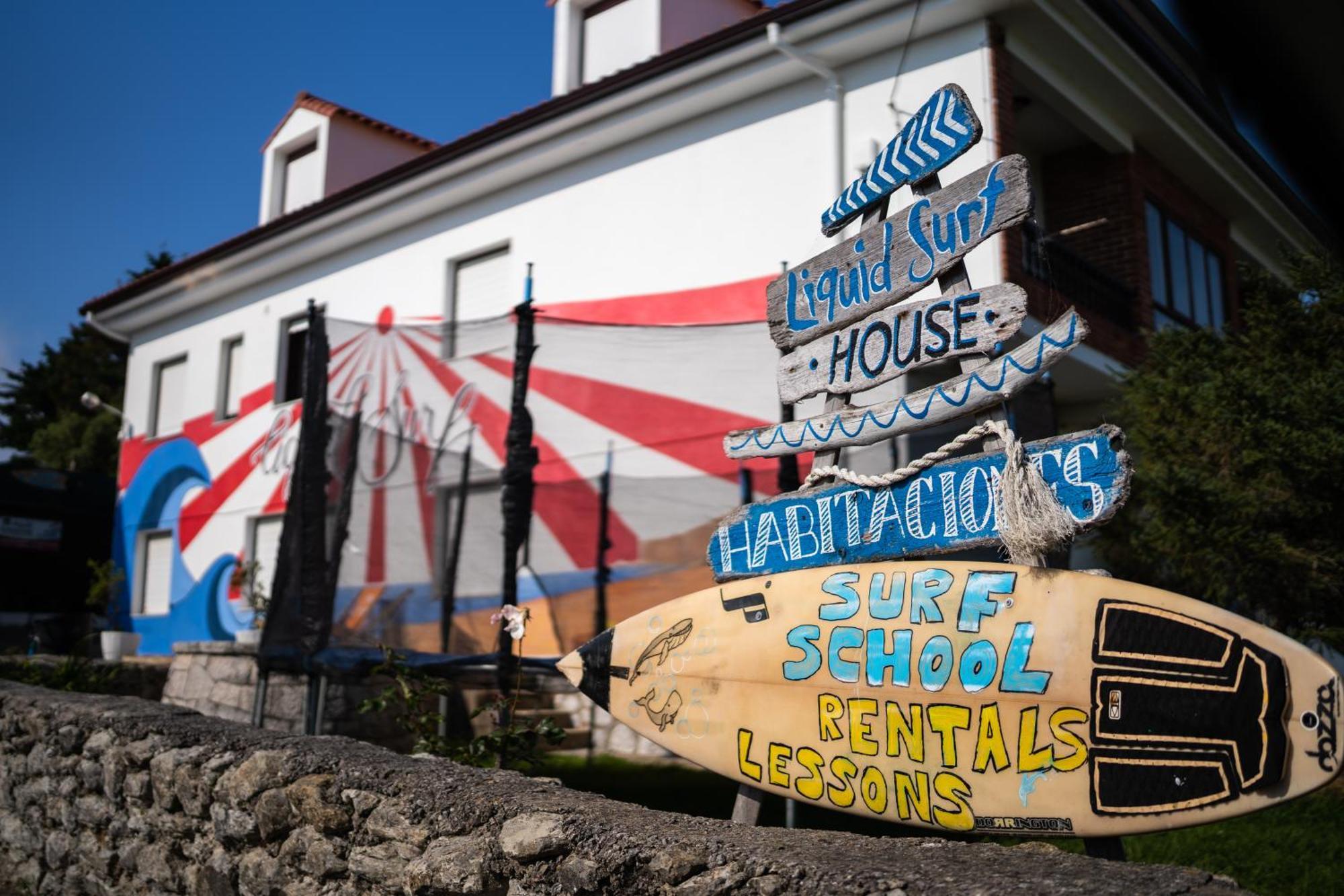 Ostello Liquid Surfhouse Langre  Esterno foto